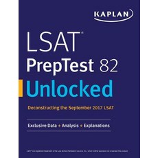 (영문도서) LSAT PrepTest 82 Unlocked: Exclusive Data + Analysis + Explanations Paperback, Kaplan Publishing, English, 9781506239071