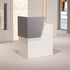 카운터 테이블 인포메이션 안내데스크 프론트 카페 계산대, L 100x40x95cm