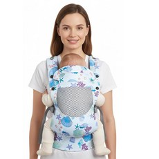 YooxArmor 띠 3~32kg용 좋은 보헤미안 디자인 | 인체공학적이고 아늑하며 가벼운 착용이, Sea