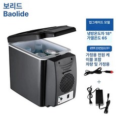 차량용 미니냉장고 소형 이동식 기숙사용 제품 냉온 기능, 6L 1단계 차량, 1L