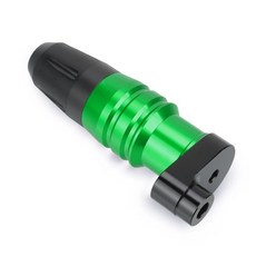 오토바이 낙하 보호 배기 슬라이더 크래시 패드, 1개, 3. A set Green