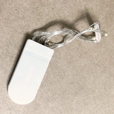 미니 LED 와이어 전구 1M 10구 주광색 DIY 소품 조명 줄조명, 1개