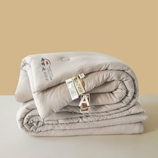 New Century Trade사계절용 이불 화이트 이불솜 호텔 워싱 차렵이불 겨울이불, 원면그레이
