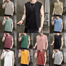 男背心 排汗透氣健身運動背心，多色可選，大尺寸無袖T恤，夏季學生百搭