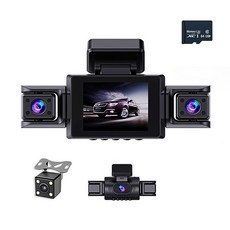4채널 블랙박스 FHD 차량용 블랙박스 WiFi 스마트폰 연동지원, 64G, 단품, 64GB