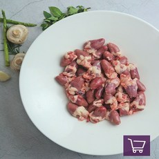 [치킨테이블] 생염통 뽁음 꼬치용 500g X2팩 냉동, 2개