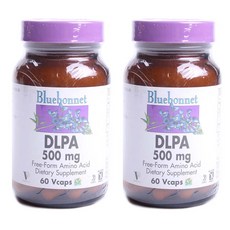 Bluebonnet DLPA 500mg, 60 件, 2個