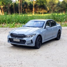 BMW 3시리즈 320i 스포츠 세단 1대32 자동차 미니카 모형 다이캐스트 꿈꾸는다락방, 그레이, 1개