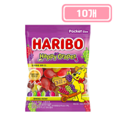 하리보)해피그레이프, 100g, 10개