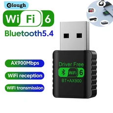WiFi 6 AX900 Bluetooth 5.4 USB 어댑터 무선 네트워크 카드 PC 드라이버 용 2.4G 및 5GHz Wi-Fi 안테나 무료 수신기, 1, 상세페이지 참조