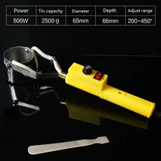 최신 고전력 220V 용융 주석로 휴대용 BGA 용해로 가정용 와이어 도금 수리 300W-500w, 08 500W B