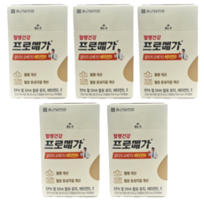 프로메가 알티지 오메가3 듀얼 비타민D 520mg x 60캡슐 x 5박스 _syc, 60정
