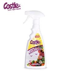 Castle家適多 奶瓶蔬果清潔噴霧 500ml 溫和不傷手 易沖洗無殘留 適用嬰兒食具, 1個
