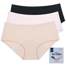 판도라by비비안 면100% 넓은 안감원단 누디라인 퓨징 위생팬티 3종