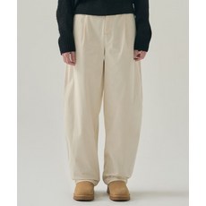 [국내매장정품] 드로우핏 DRAW FIT 우먼 DRAWFIT WOMEN 커브드 코듀로이 원턱 슬랙스 [CREAM] DFWMPT5371CR 189722