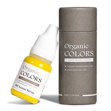 래쉬몬스터 오가닉 수지엠보 색소 아이라인 입술반영구 눈썹문신 스킨커버 10ml, 1개, [엠보 수지] 401 썬셋엘로우