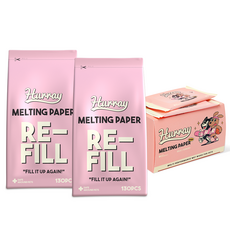 허레이 멜팅페이퍼 포터블 반려동물 휴대용 산책 물티슈 50매 동물용의약외품 인증, 130매리필2개+포터블1박스, 1세트, 1개입