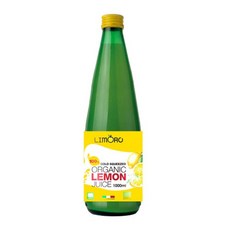 리모로 콜드 스퀴즈드 유기농 레몬 착즙 주스, 1개, 1L