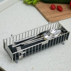 消毒櫃專用筷子筒 304不鏽鋼筷子盒 筷筒 筷子架 筷筒 筷子筒筷籠家用廚房收納 刀叉勺餐具, C單格筷籃(不銹鋼色), 1個