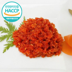 속초 양념젓갈 청어알젓갈 400g 탱글탱글 고급 청어알젓 볶음밥 저염 반찬 젖갈, 1개