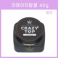고네일] 대용량 티아라 논와이프 오버레이 크레이지탑(띡크)40g / 대용량그라시아하드탑젤, 1개, 40g