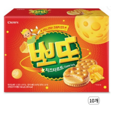 크라운 뽀또 치즈타르트, 322g, 10개