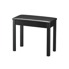 야마하 P-125 전용 추가옵션 구매하기(피아노별도구매), 목재의자 블랙, 1개