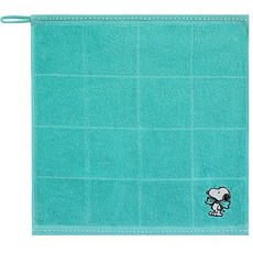 송월타월 고리수건 스누피 왕리본36 어린이집 핸드타월, 민트, 1개