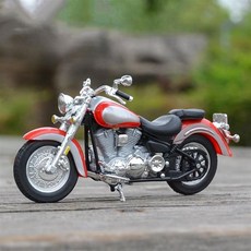 11437436 다이캐스트 모형 미니어처 수집품 오토바이 모델 메탈 1 18에 적합한 야마하 로드스터 폼 박스 포함, 11437436 다이캐스트 모형 미니어처 수집품 오토바