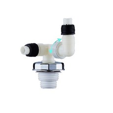 洗衣機排水轉接頭，洗衣機水管接頭，排水孔蓋，水管三通接頭, 1個, 旋轉雙頭