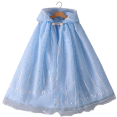 愛莎公主造型斗篷 女童披肩 萬聖節派對裝扮 兒童披風