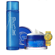 PSK 深海美肌專家 深海源萃保濕修護組 保濕柔膚水 150ml 水潤舒芙霜 30ml, 1個