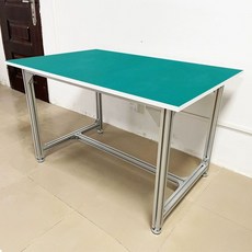 프로파일 작업대 클린룸 선반 이동식 조립 작업용 정전기 알루미늄 60x40x75cm, 알루미늄 60x60x75cm