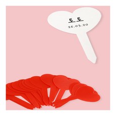 봉키호테 식물 이름표 20p 화분식물라벨, 핑크