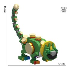 파피플레이타임 캐릭터 블록 블럭 나이트메어 크리터스 피아노사우루스 야나비 도이 더 도우맨 피규어, B