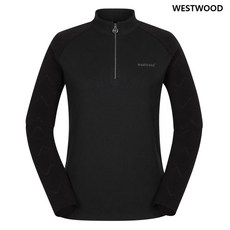 [AK플라자] [웨스트우드] 여성 W 자가드 소매 긴팔 티셔츠 WM4WCTS322