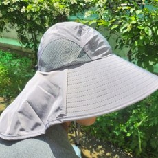 자외선차단 목가리개 햇빛가리개 라이트그레이 여름 야외 낚시, 1개, 상세페이지 참조