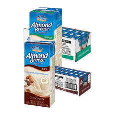 아몬드브리즈 190ml 초콜릿 24팩 + 오리지널 24팩 (총 48팩), 48개