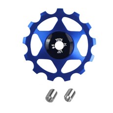 13T Steel Bearing Pulleys Bike Rear Derailleurs Jockeys Wheel Road Bike Guide Roller for Road Bike, Blue