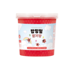 토핑스 팝핑펄 팝핑보바 딸기, 3.2kg, 3개, 1개입