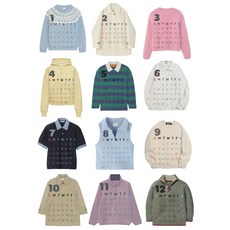 미들리 2026 한장달력 포스터 연간 캘린더 벽달력, 1개, 화이트, 열두달, 열두벌