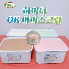 업소용 하이디 Ok 바닐라외 5 가지맛 5000ml 아이스크림, 딸기맛5000ml, 1개, 5L