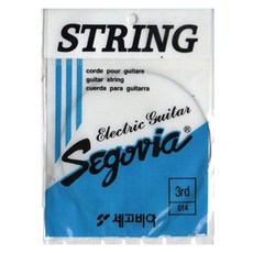 Segovia 일렉기타 낱줄 3번 014게이지, 단품, 1개