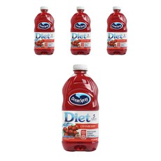 오션스프레이 다이어트 5칼로리 크랜베리 주스 드링크, 1.89L, 4개