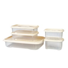 DAMDA 담다프레시 전자레인지 보관용기 냉동밥, 1세트, 5p혼합