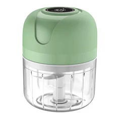 마늘 분쇄기 다지기 믹서 260ML 야채 생강, 상세설명참조, Green