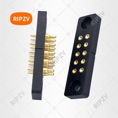 1세트 남성 + 피치 3mm 1.2A 프로브 커넥터 스프링 골무 충전 바늘 전도성 포고 핀 RIPZV, 01 1 set, 01 current rating- 1.2A