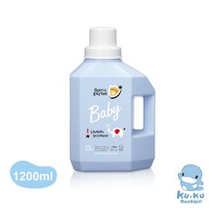 酷咕鴨 KUKU 寶寶低敏洗衣精1200ml - 新冠&腸病毒清潔 特調寶寶香 鼠尾草, 1個, 酵素(特調鼠尾草) 1200ml
