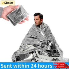 담요 야외 처치 군사 키트 캠핑 방풍 방수 호일 열, 1개, 기본