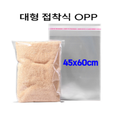 기세온 의류용 대형 접착식 OPP 비닐 봉투 45x60cm 100매입, 45x60cm(100매입)